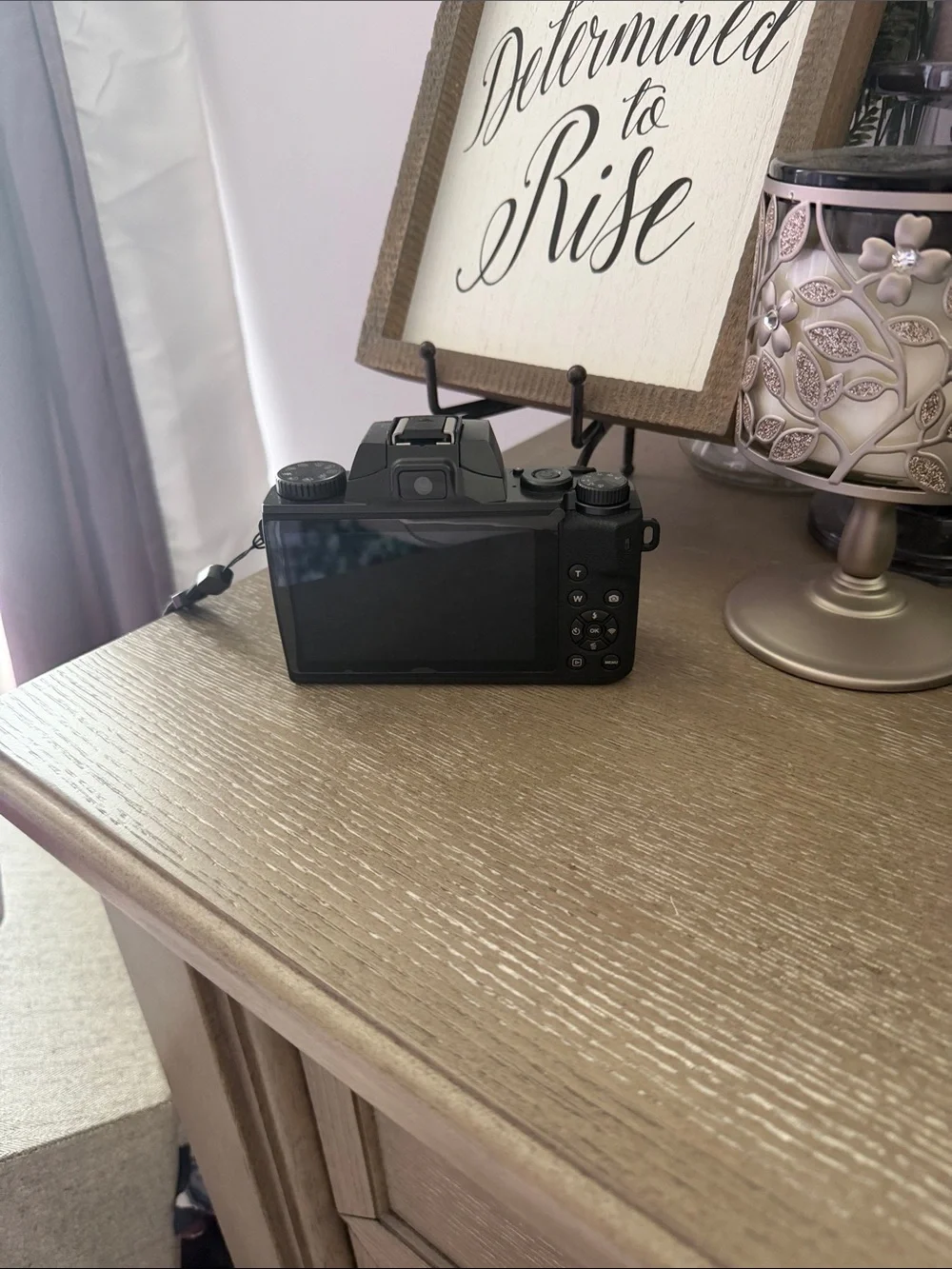 Camera 4K Digital Camera in Black with Zoom Lens